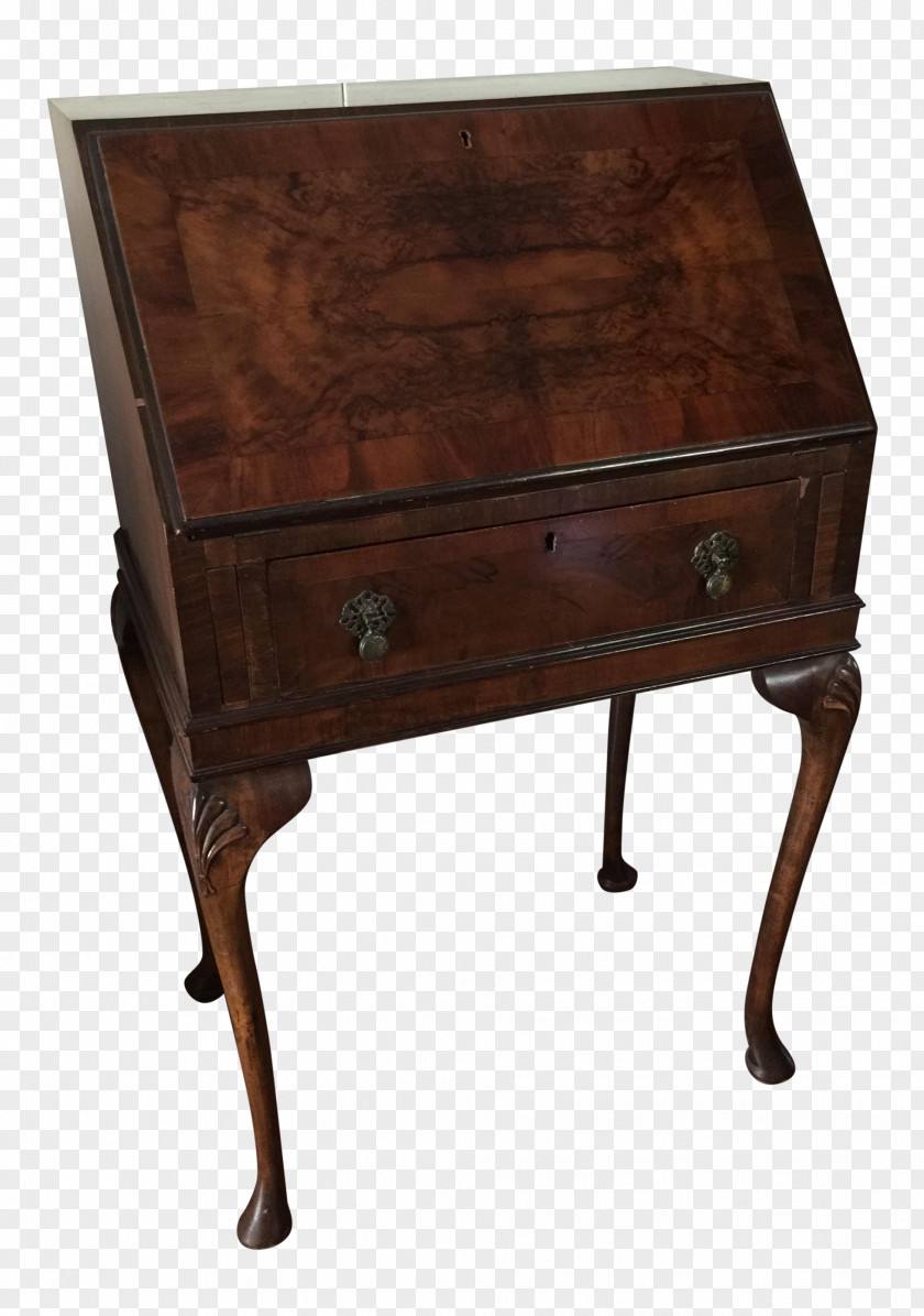 Table Queen Anne Style Furniture Secretary Desk PNG