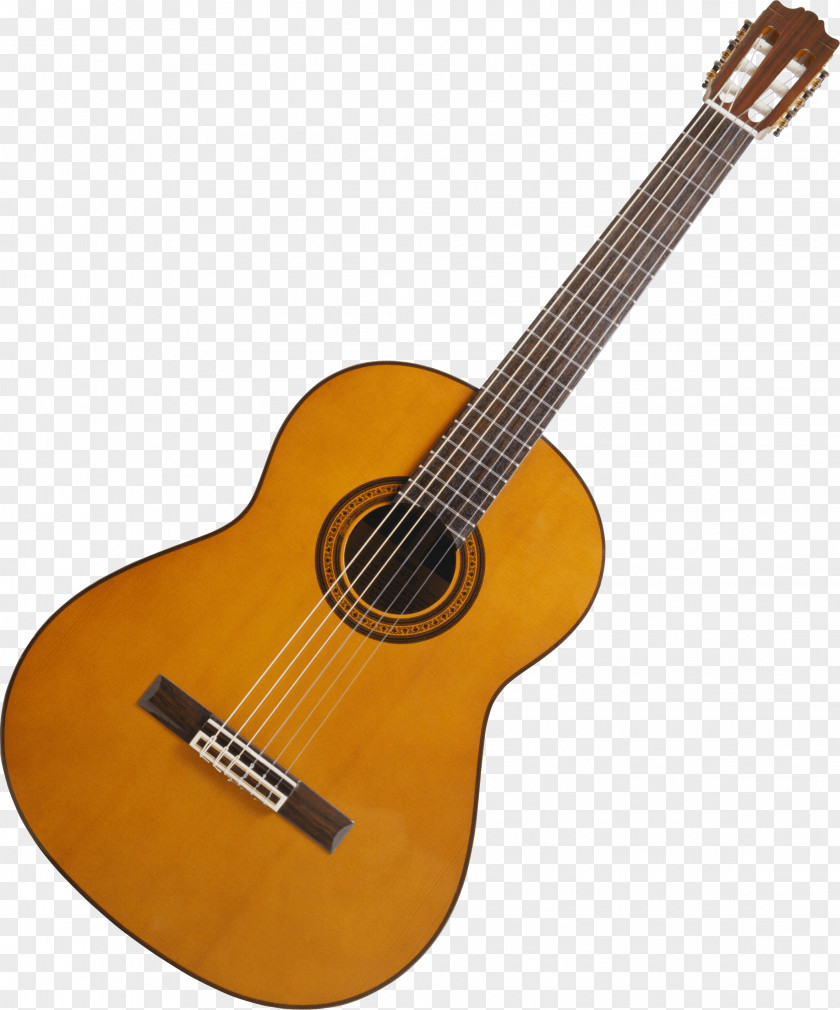 Acoustic Wood Guitar PNG Guitar, brown classical guitar illustration clipart PNG
