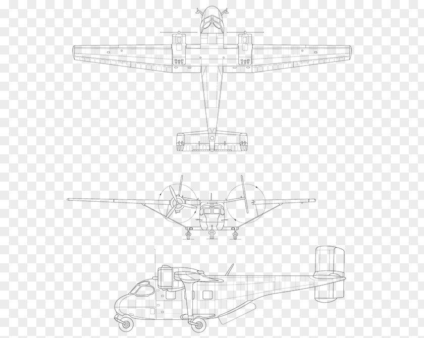 Aircraft Helicopter Rotor Propeller Sketch PNG