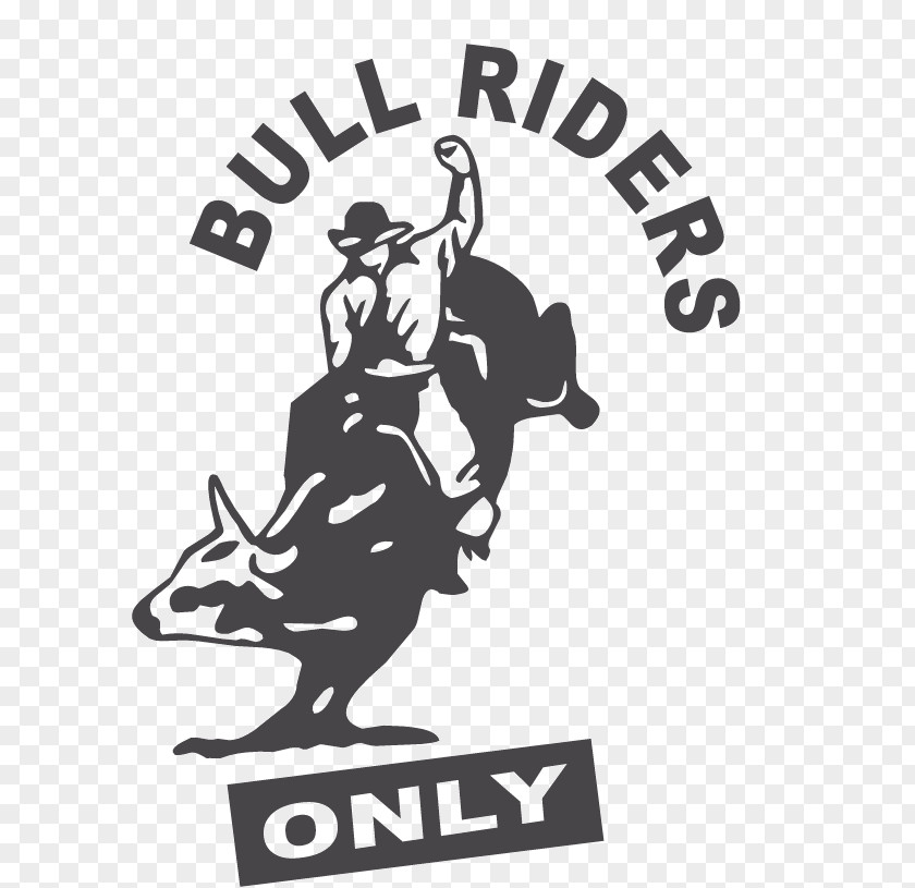 Bull Riding Logo Professional Riders Cowboy PNG
