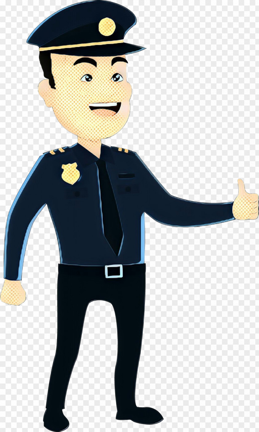 Gentleman Gesture Cartoon Police Officer Official Clip Art PNG