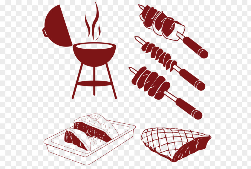 Grilled Beef Steak Barbecue Churrasco Beer Clip Art PNG