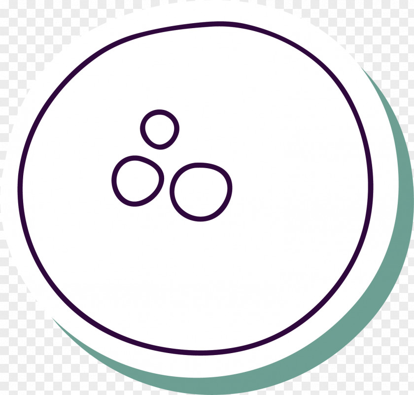 Hand Painted White Circle Area Clip Art PNG