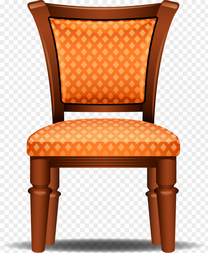 Vector Hand-painted Seat Table Chair Furniture Cushion PNG