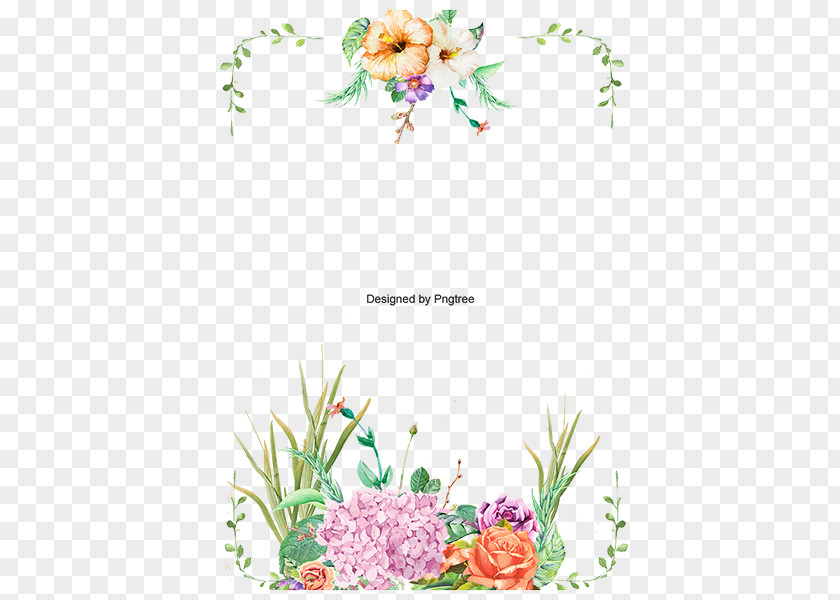 Wildflower Bouquet Of Flowers Drawing PNG