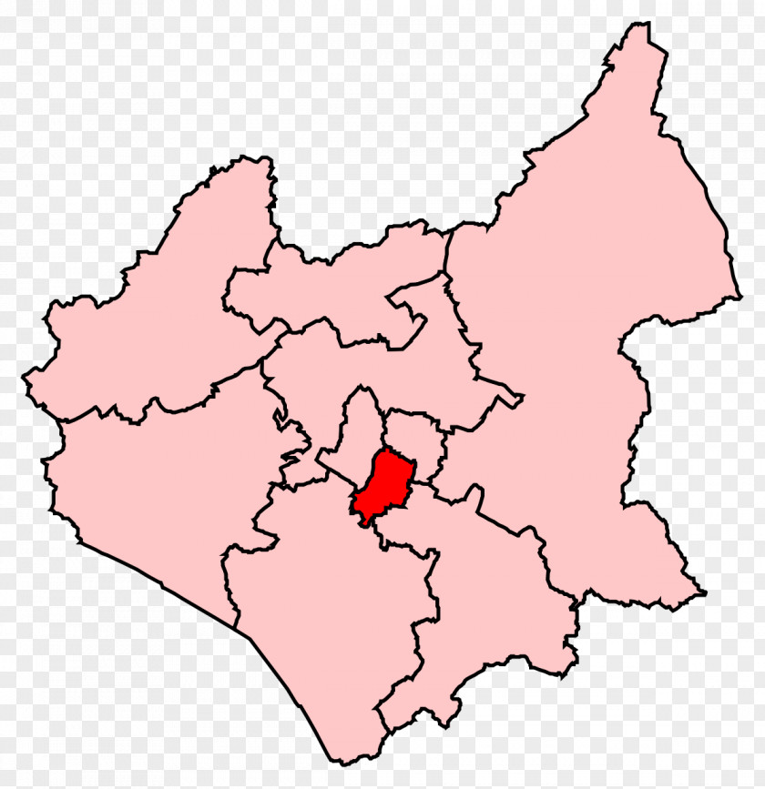 City Boundaries Leicester South West Aylestone Map Electoral District PNG