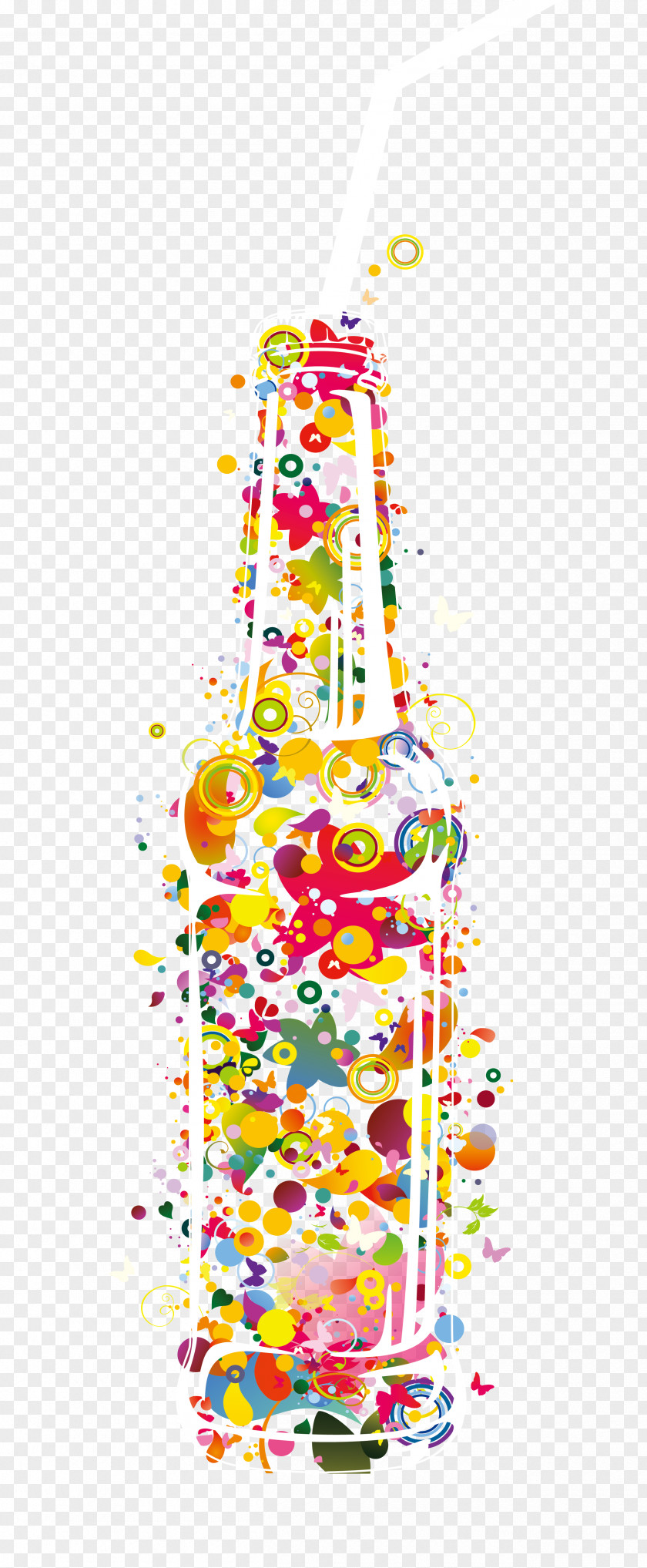 Colorful Cocktail Glass Drink PNG