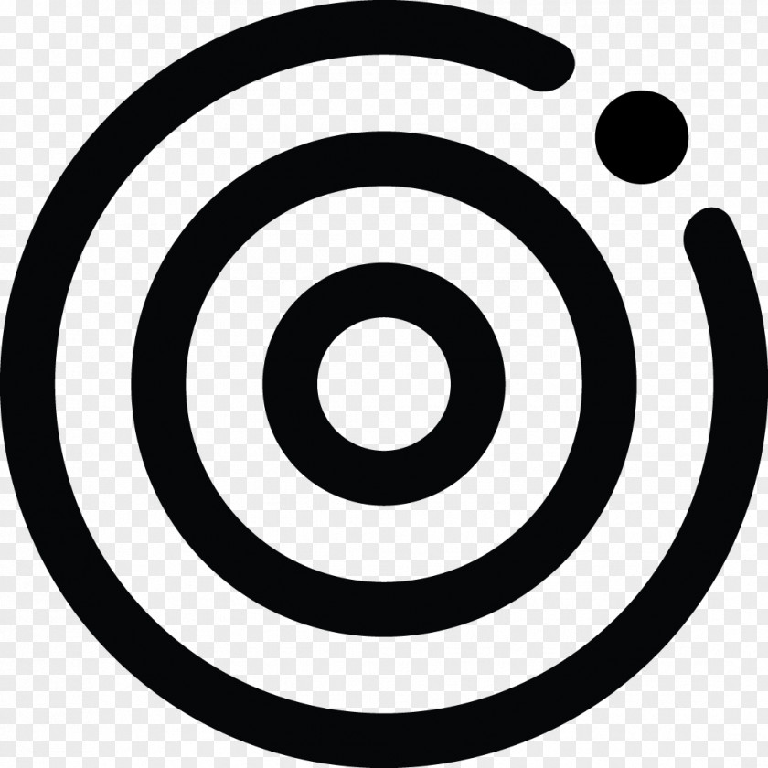 Glyph Circle Point White Clip Art PNG