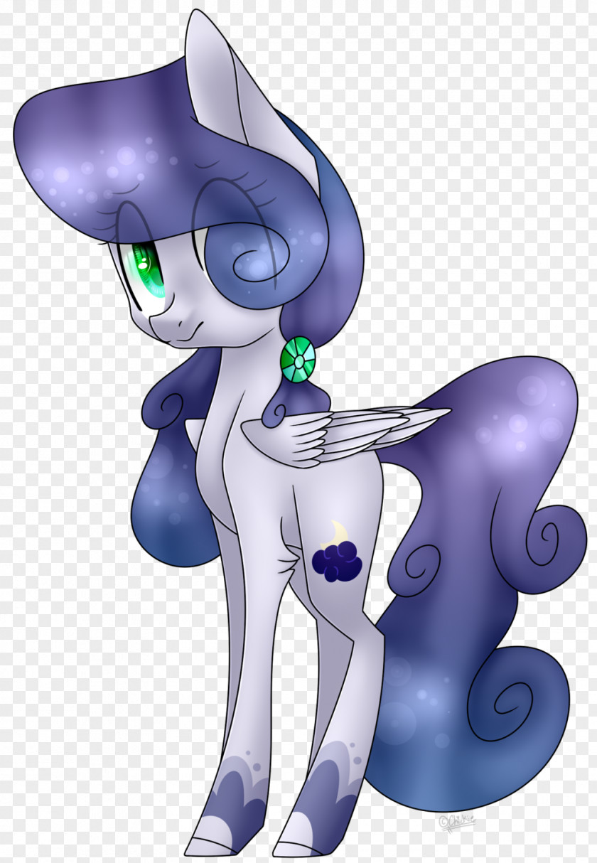 Moonlight Horse Pony Animal Purple PNG