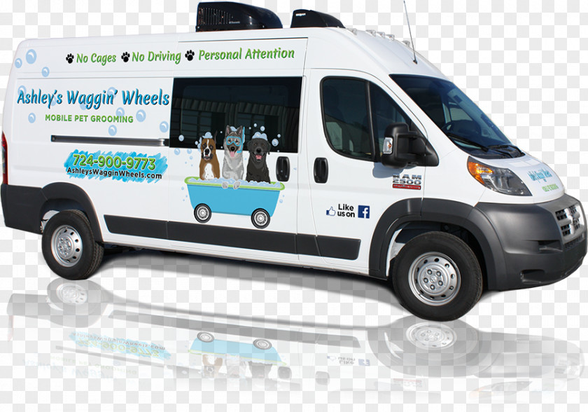 Personal Grooming Waggin' Wheels Mobile Dog Pet Van Akita PNG