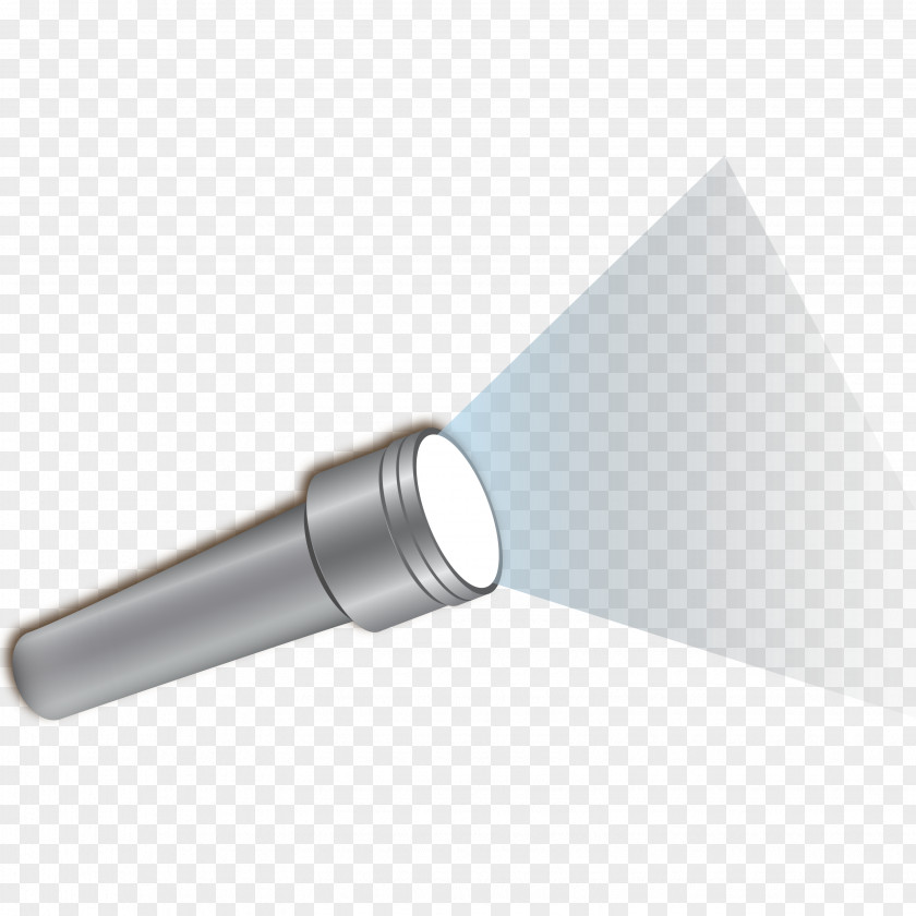 Silver Flashlight Vector Material Battery Charger PNG