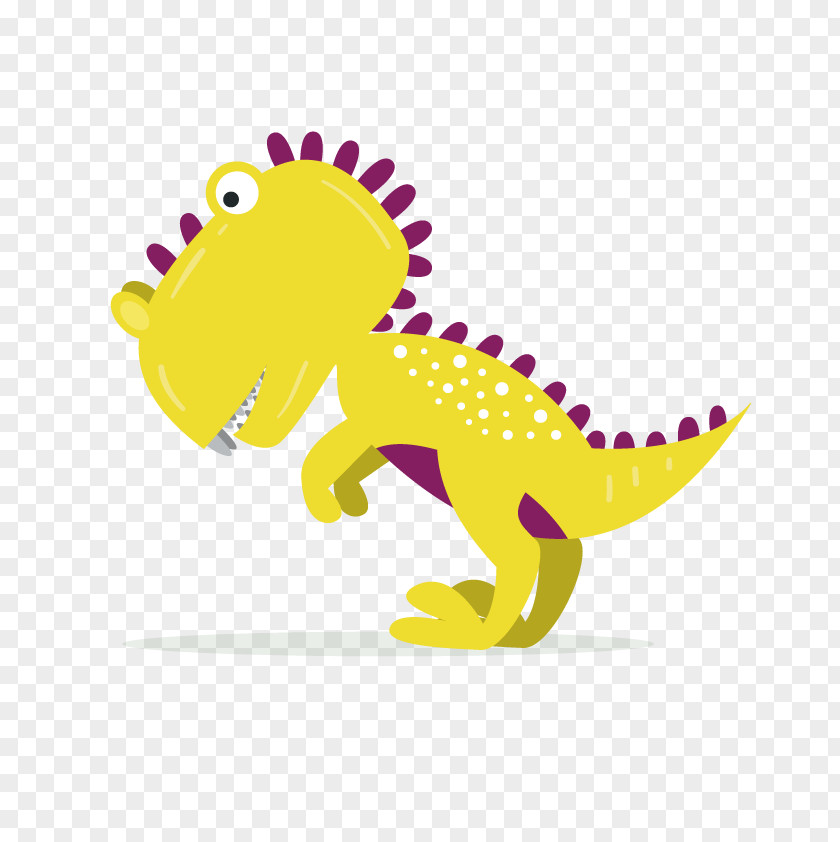 Vector Yellow Dinosaur London Clip Art PNG