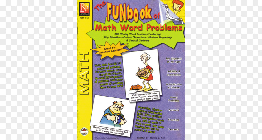 Math Word The Funbook Of Problems Mathematics Mathematical Problem Game PNG