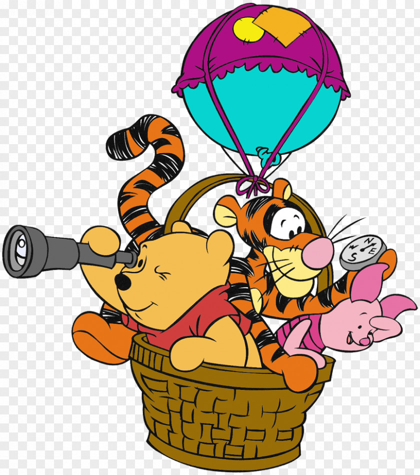 Pooh Winnie The Eeyore Piglet Tigger Balloon PNG