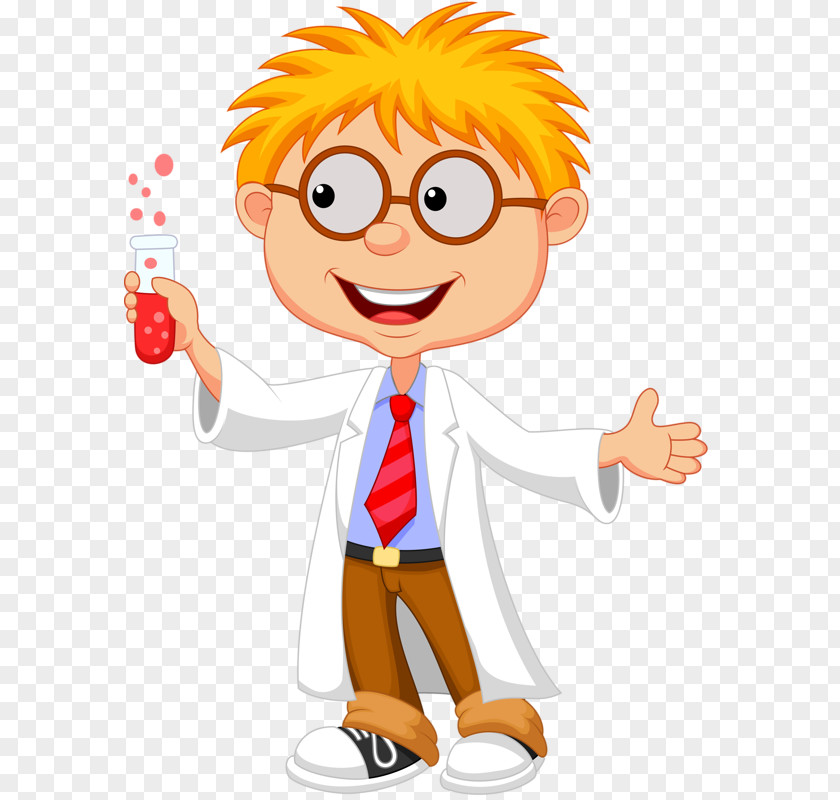 Scientist Cartoon Science PNG