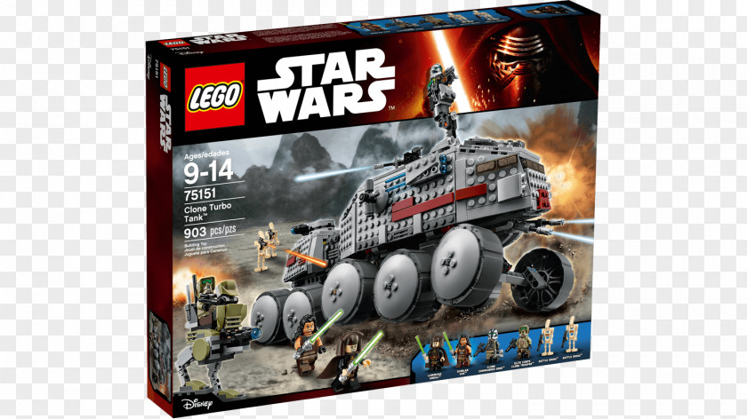 Star Wars Lego III: The Clone Wars: Force Awakens LEGO 75151 Turbo Tank PNG