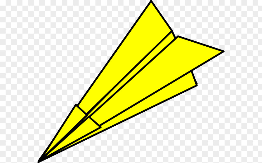 Yellow Airplane Cliparts Paper Plane Clip Art PNG