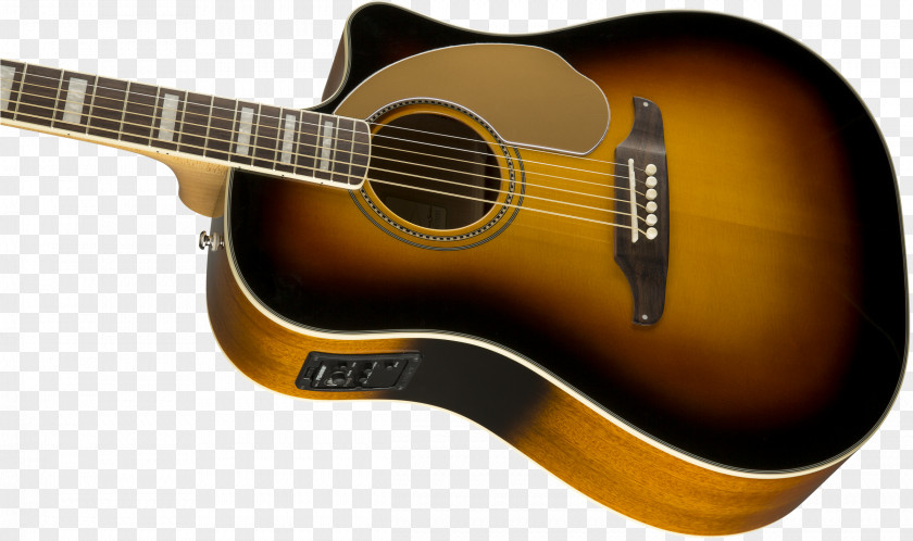 Acoustic Guitar Fender California Series Acoustic-electric Bass Cavaquinho PNG