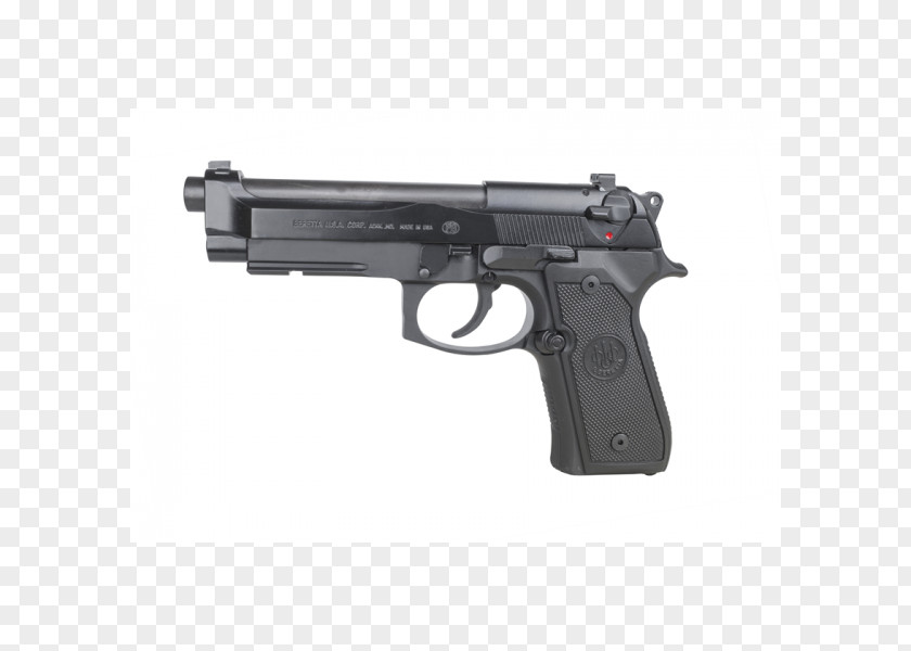 Beretta 92 M9 9×19mm Parabellum Firearm PNG