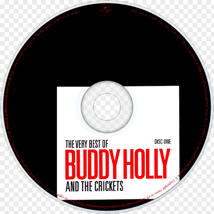 Buddy Holly Compact Disc The Very Best Of And Crickets That'll Be Day Think It Over PNG