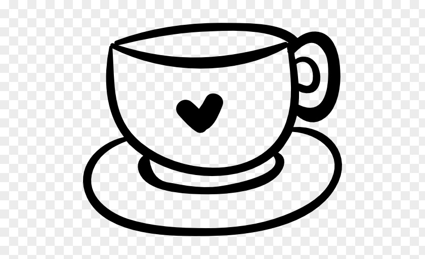 Coffee Sketch Cup Mug Cappuccino Heart PNG