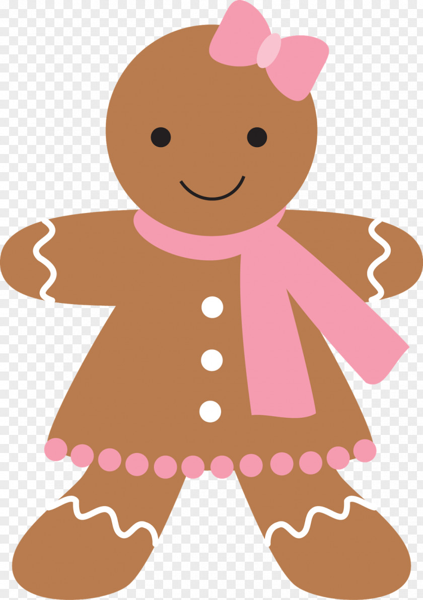 Ginger Gingerbread House Man Christmas Clip Art PNG