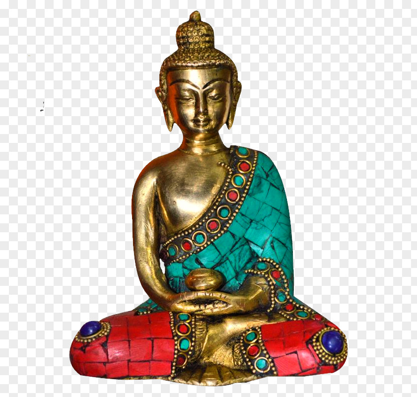 Painted Buddha Buddharupa Buddhism Images In Thailand Statue PNG