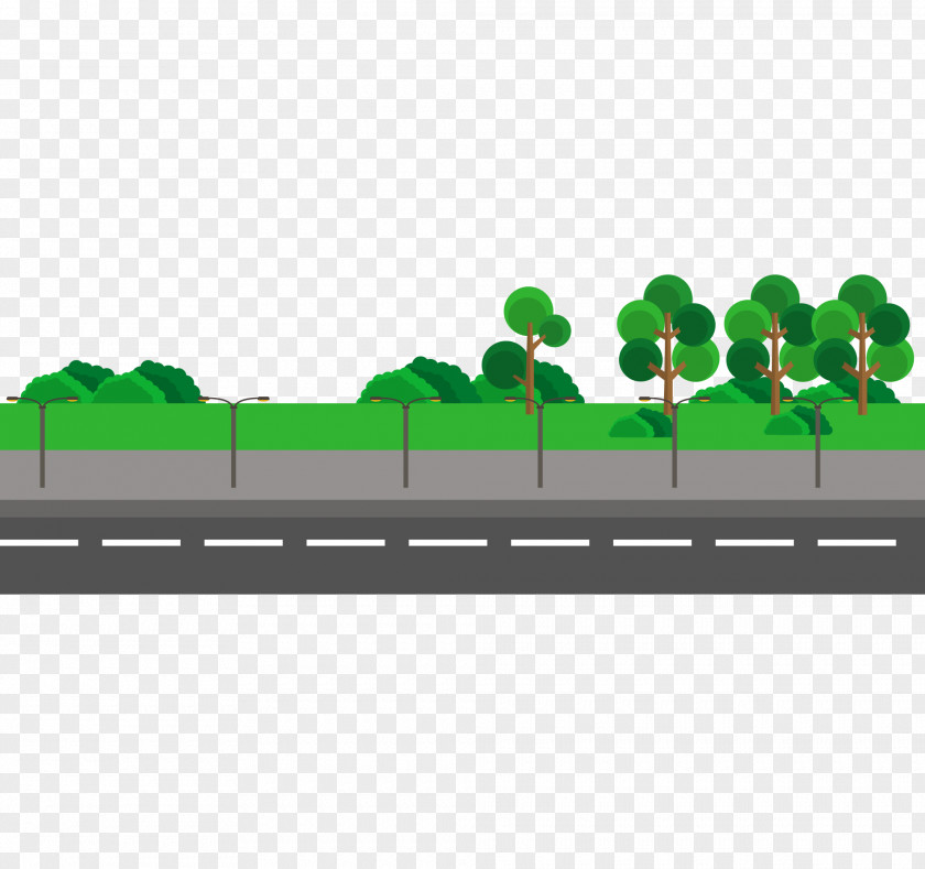 Parkland Road Vector Graphics Design Image Architecture PNG