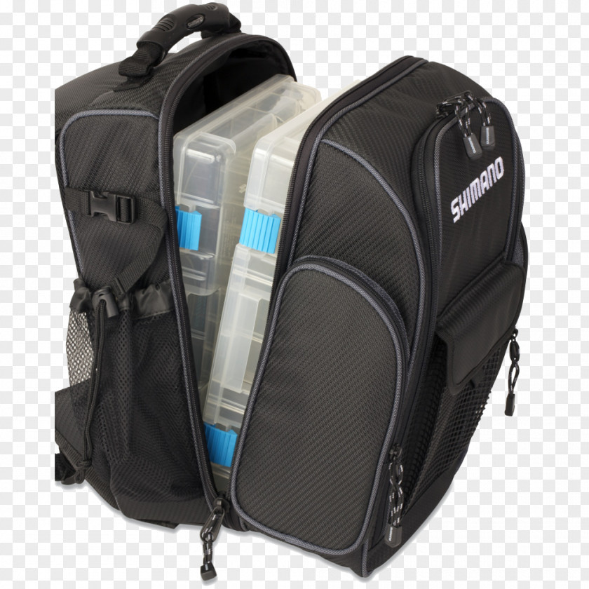 Textured Box Bag Backpack Fishing Tackle Shimano PNG
