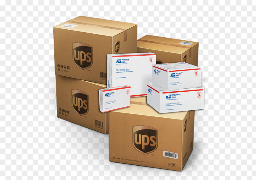 Box United Parcel Service Package Delivery Freight Transport Packaging And Labeling Mail PNG