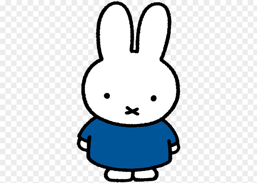 Miffy Blue Dress PNG Dress, white and blue cartoon character clipart PNG