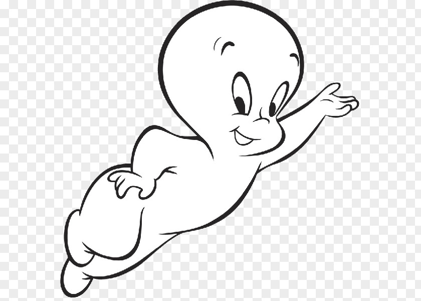 Moon Clipart Casper Ghost Drawing Cartoon Coloring Book PNG