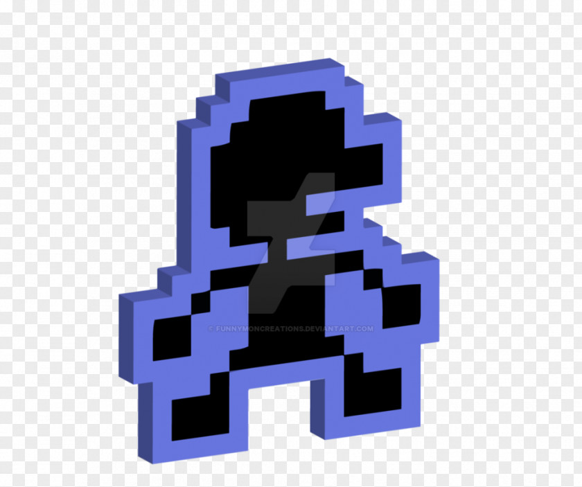 Mr Game And Watch Mr. & Minecraft Bit PNG