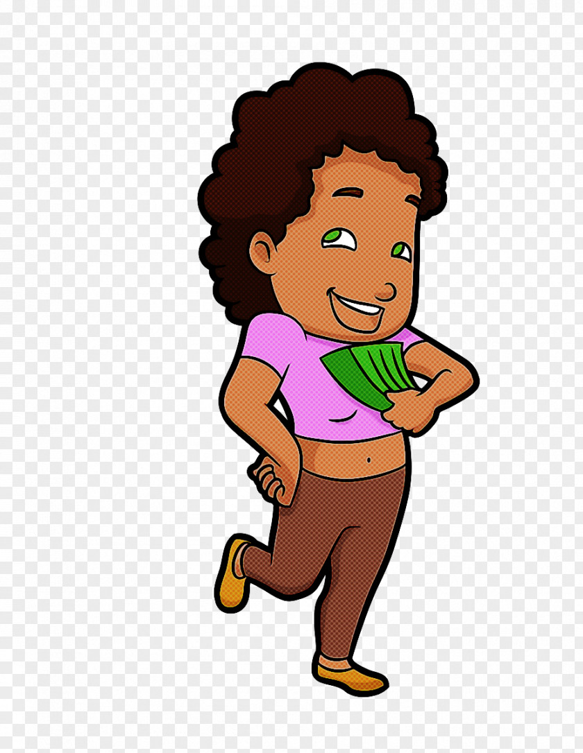 Afro Thumb Cartoon Animation Finger Child PNG