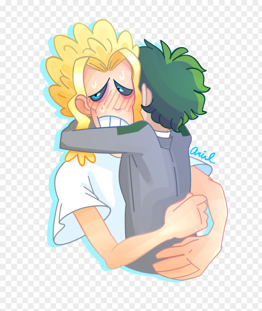 All Might And Midoriya DeviantArt Drawing Artist PNG