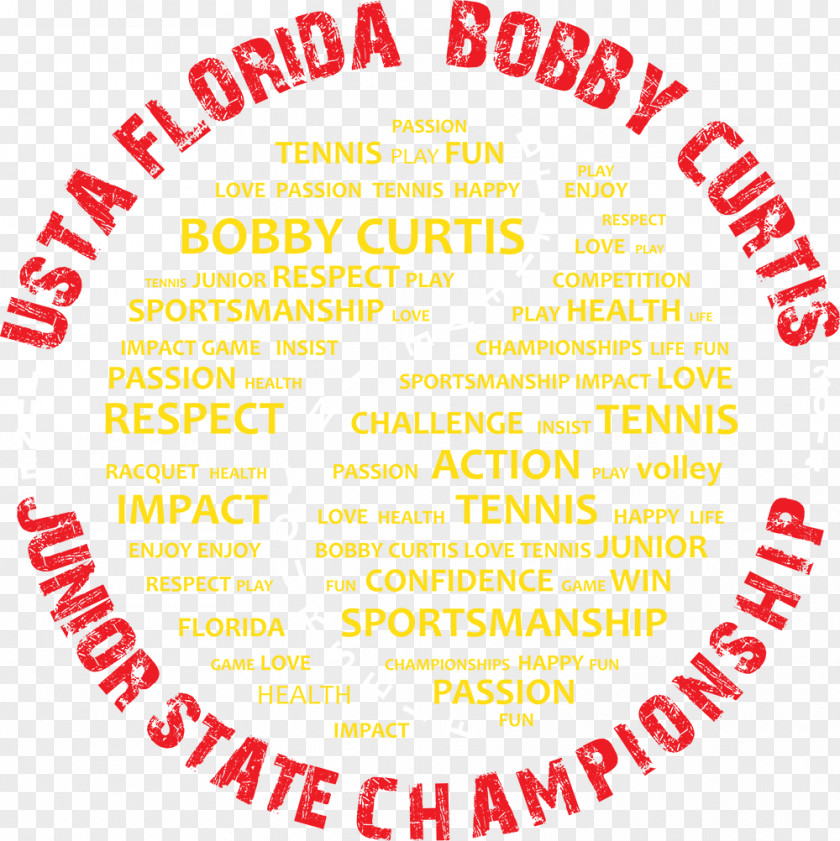 Florida State National Champions 2014 USTA Tennis Brand Font Design PNG