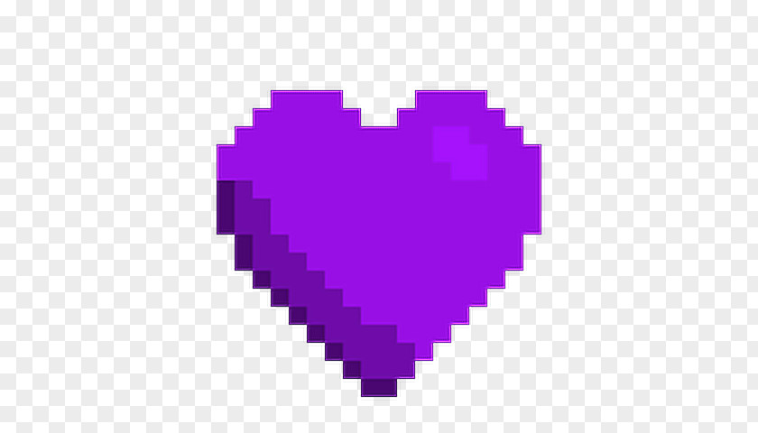 Heart Pixelation Love PNG