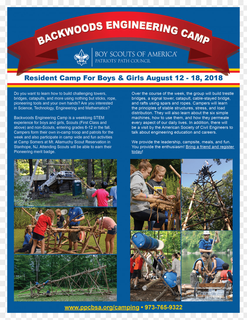 Patriots' Path Council Boy Scouts Of America Camping Scouting Summer Camp PNG