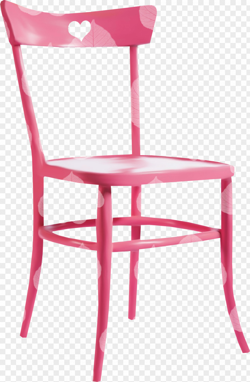 Pink Heart Chair Clip Art PNG