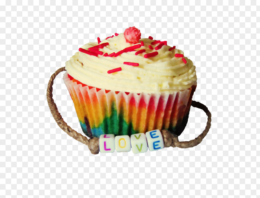 Rainbow Cake Cupcake Cookie Muffin Cream PNG