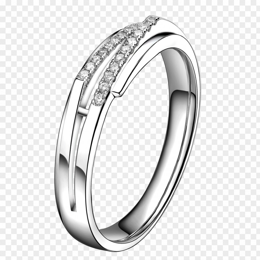 Silver Diamond Lady Ring Wedding Jewellery PNG