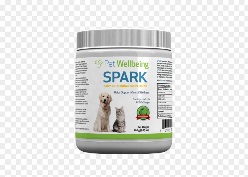 SPARKNatural Nutritional Supplement For Dogs200 Grams FelidaeNatural Nutrition Dietary Cat Pet Wellbeing PNG