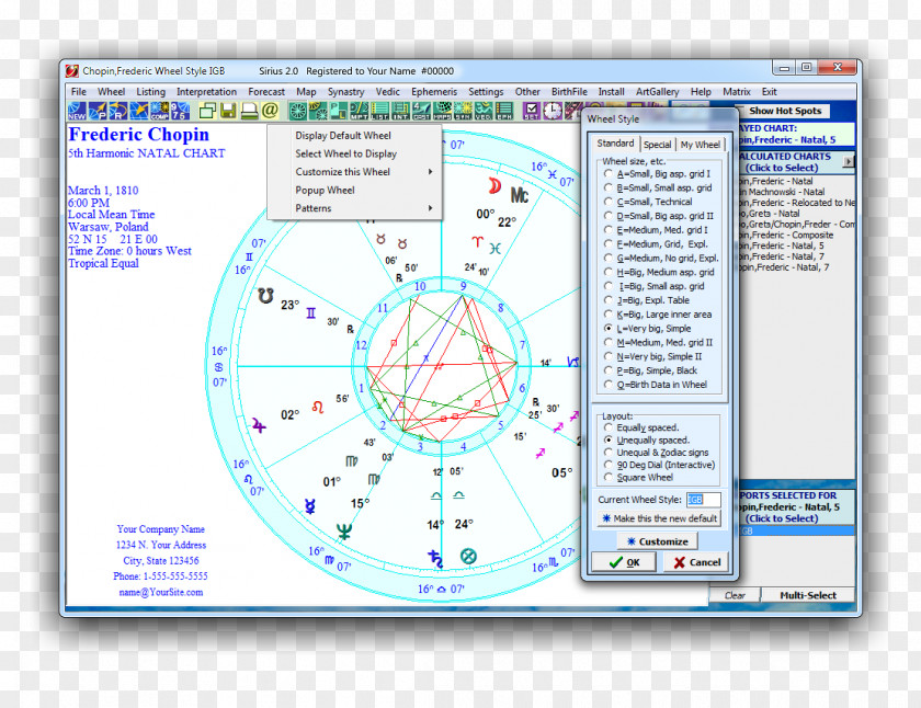 Astrological Aspect Line Point Diagram PNG