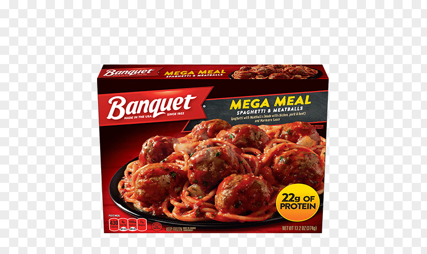 Banquet Spaghetti With Meatballs Pasta Meal Dinner PNG