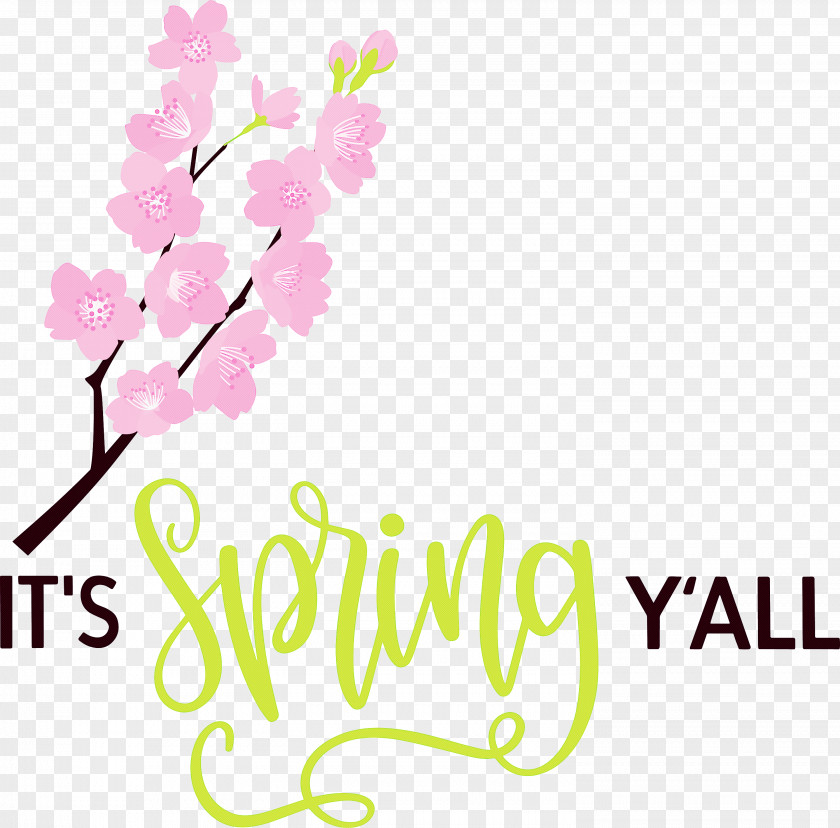 Spring Quote Message PNG