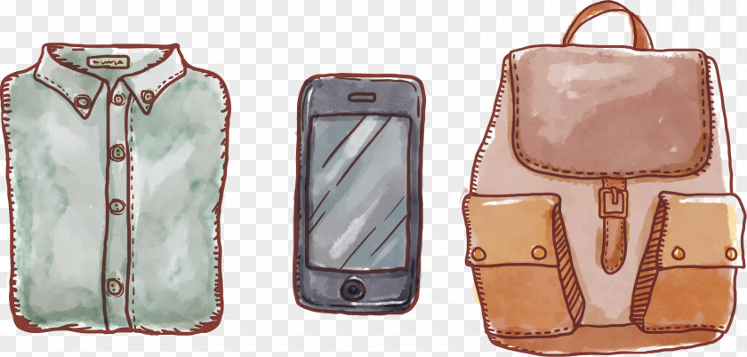 Clothes Bag Phone Creatives Clothing Euclidean Vector Pin PNG