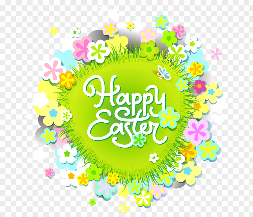 Easter Background Flower Euclidean Vector PNG