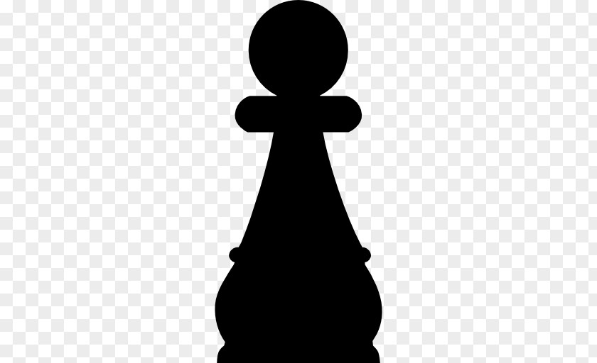 Gamepiece Chess Piece Pawn Knight White And Black In PNG