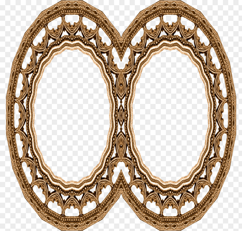 Gold Magic Picture Frames Photography Oval PNG