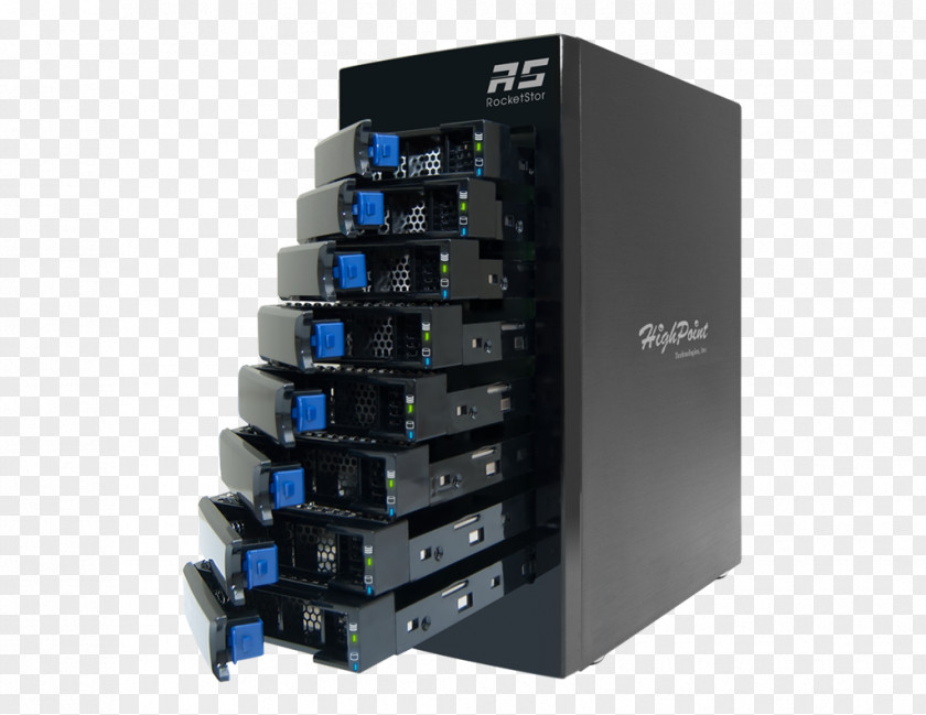 Highpoint Technologies RAID Hard Drives Disk Enclosure Data Storage Serial ATA PNG
